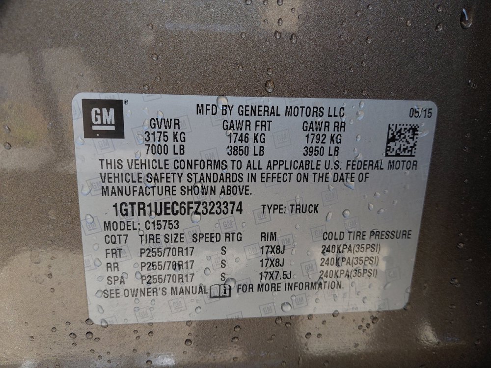 Used 2015 GMC Sierra 1500 SLE w/ SLE Value Package RWD image 33