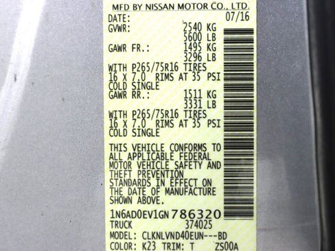 Used 2016 Nissan Frontier PRO-4X image 40