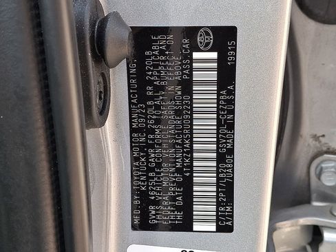 Used 2024 Toyota Camry XSE w/ Navigation Package image 27