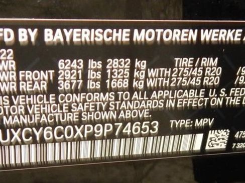 Used 2023 BMW X6 xDrive40i w/ M Sport Package AWD/4WD image 14