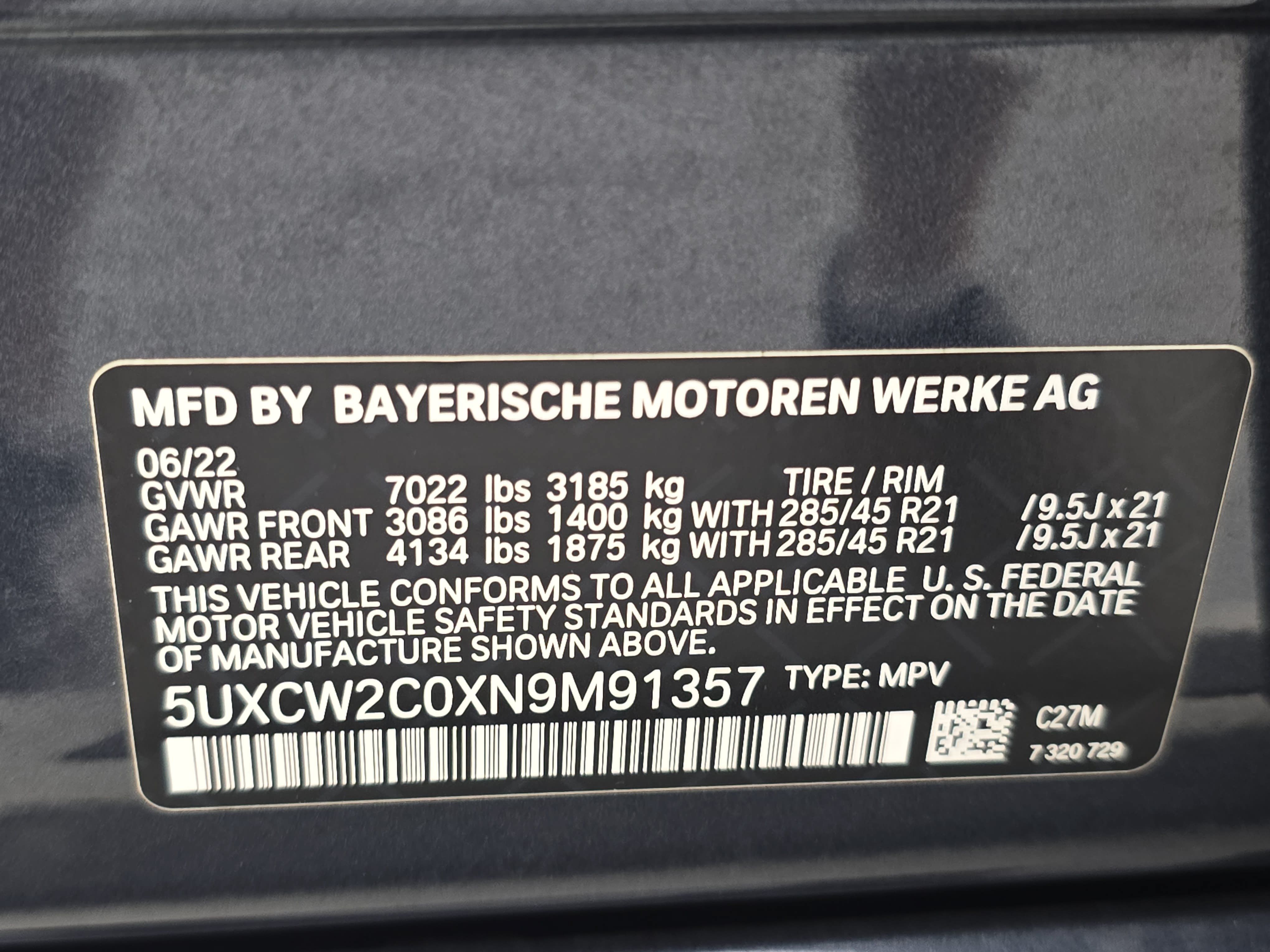 Used 2022 BMW X7 xDrive40i w/ Premium Package AWD/4WD image 40