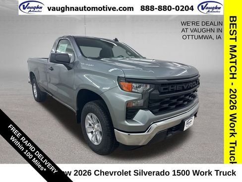 New 2026 Chevrolet Silverado 1500 W/T w/ WT Value Package AWD/4WD image 1
