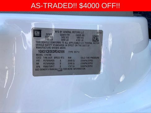 Used 2013 GMC Yukon SLT w/ SLT-2 Equipment Package RWD image 12