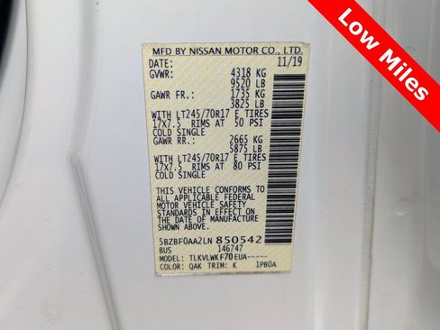 Used 2020 Nissan NV 3500 S RWD image 29
