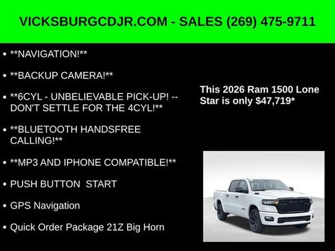 New 2026 RAM 1500 Big Horn image 5