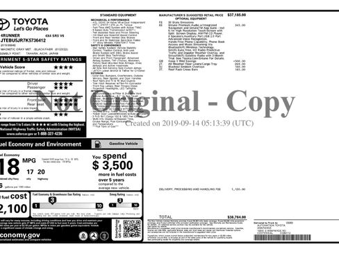 Used 2019 Toyota 4Runner SR5 image 11