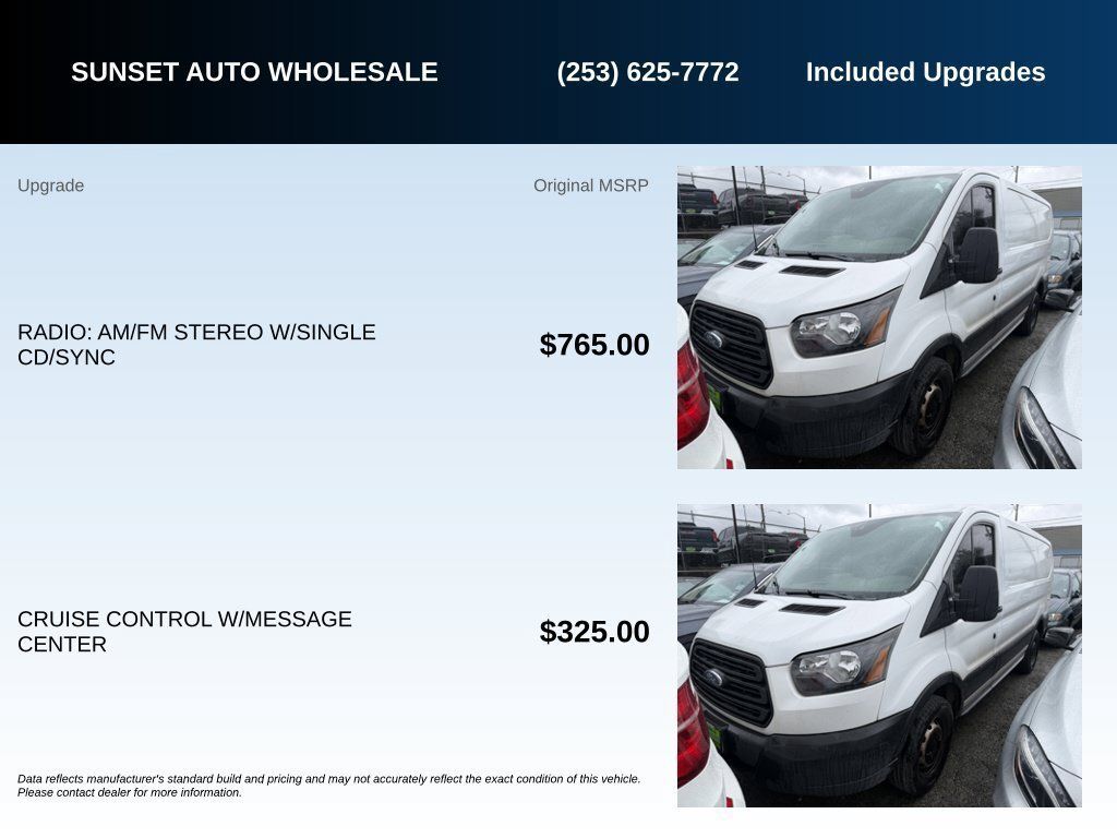 Used 2019 Ford Transit 250 130 Low Roof RWD image 3