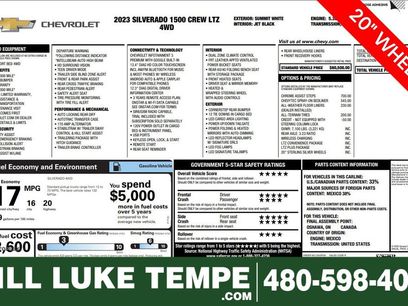 Used 2023 Chevrolet Silverado 1500 LTZ