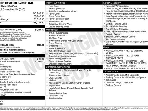 Used 2022 Buick Envision Avenir w/ Technology Package II image 34