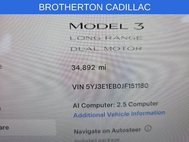 Used 2018 Tesla Model 3 Long Range AWD/4WD image 12