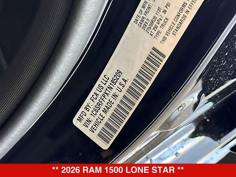 New 2026 RAM 1500 Lone Star AWD/4WD image 26