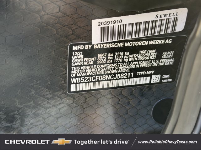 Used 2022 BMW iX xDrive50 w/ Premium Package AWD/4WD image 37