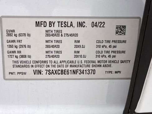 Used 2022 Tesla Model X Plaid AWD/4WD image 42