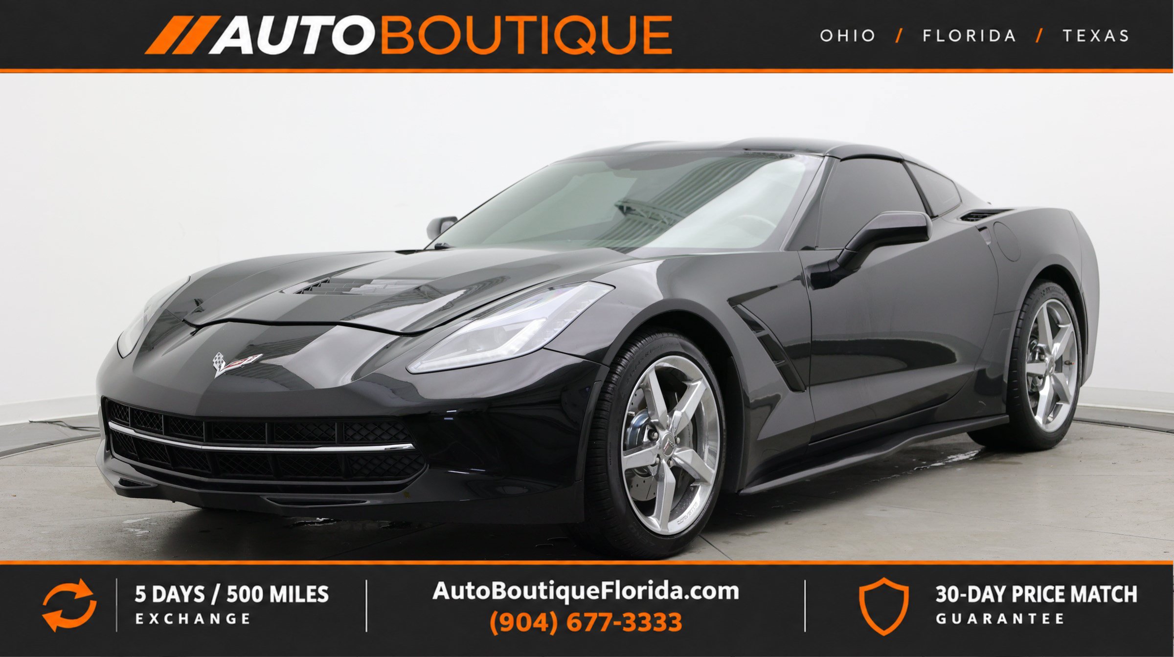 Used 2015 Chevrolet Corvette Stingray Coupe w/ Battery Protection Package RWD image 1