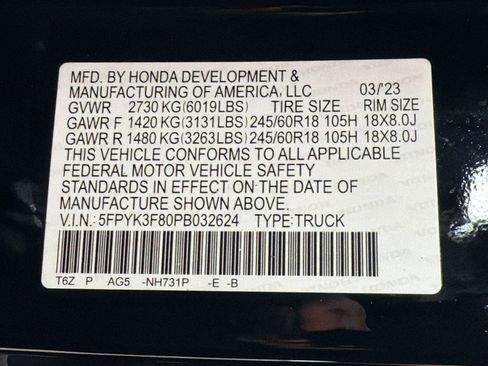 Used 2023 Honda Ridgeline Black Edition image 25