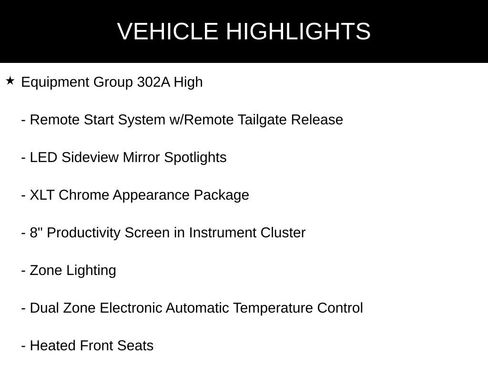 Used 2023 Ford F150 XLT w/ Equipment Group 302A High AWD/4WD image 8
