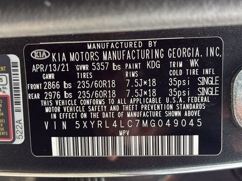 Used 2021 Kia Sorento S FWD image 38
