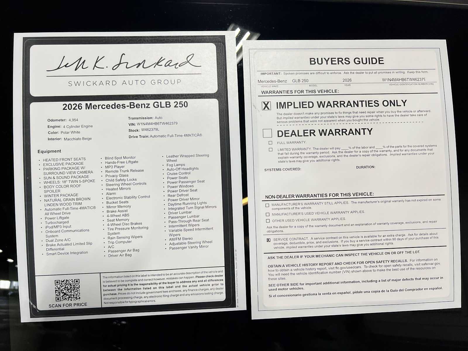 Used 2026 Mercedes-Benz GLB 250 4MATIC image 47