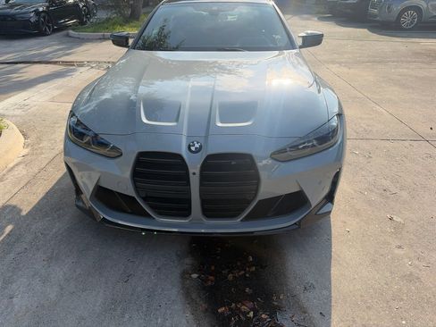 Used 2021 BMW M4 Coupe w/ M Carbon Exterior Package RWD image 1