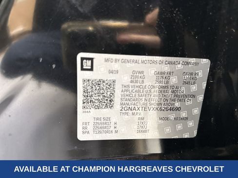 Used 2019 Chevrolet Equinox LT w/ Driver Convenience Package image 42