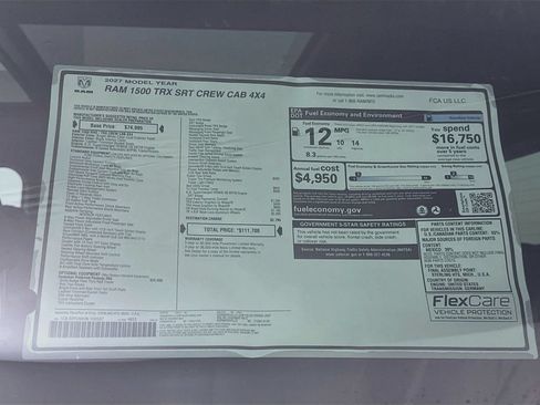 New 2027 RAM 1500 TRX AWD/4WD image 21