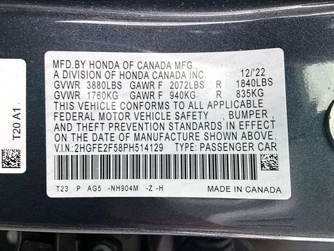 Used 2023 Honda Civic Sport image 29