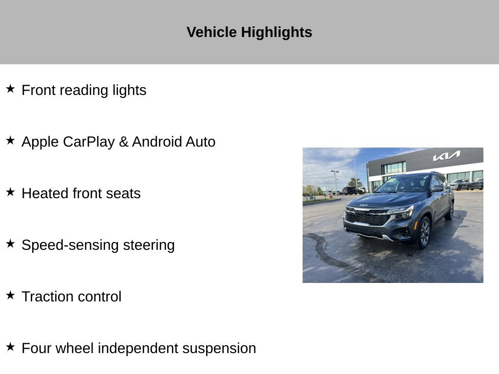 Certified 2024 Kia Seltos S AWD/4WD image 55