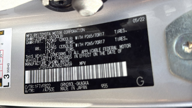 Used 2022 Toyota 4Runner SR5 RWD image 24