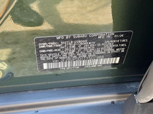 Used 2026 Subaru Outback Limited AWD/4WD image 46