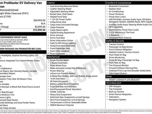 New 2025 RAM ProMaster 3500 FWD image 42