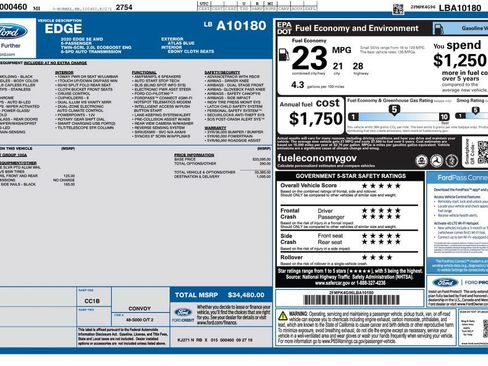 Used 2020 Ford Edge SE AWD/4WD image 4
