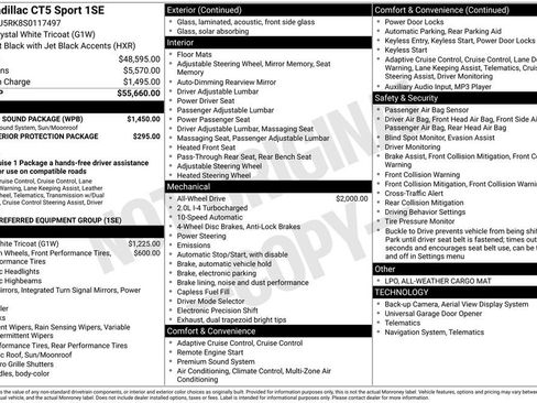 Used 2025 Cadillac CT5 Sport w/ Sun And Sound Package AWD/4WD image 13