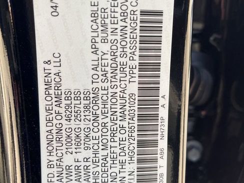 New 2026 Honda Accord EX-L image 5
