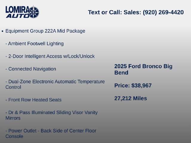Used 2025 Ford Bronco Big Bend AWD/4WD image 6