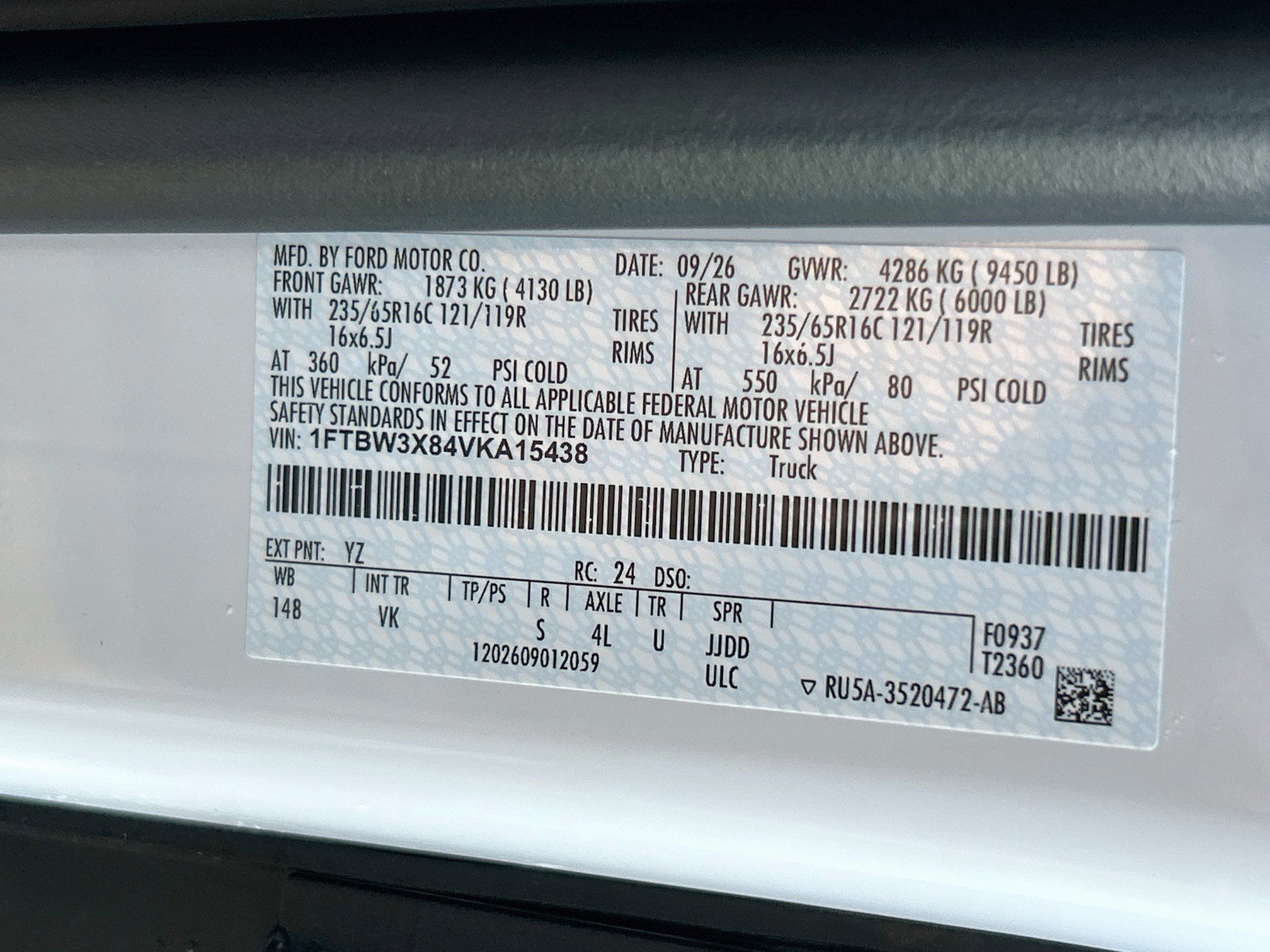 New 2027 Ford Transit 350 148 High Roof Extended RWD image 19