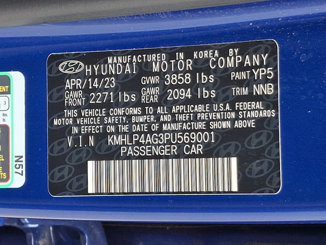 Certified 2023 Hyundai Elantra Limited FWD image 28