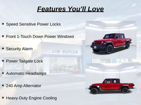 Used 2020 Jeep Gladiator Sport w/ Quick Order Package 24S AWD/4WD image 24