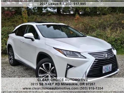 Used 2017 Lexus RX 350 AWD w/ Premium Package image 5