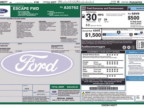 Certified 2023 Ford Escape Active FWD image 5