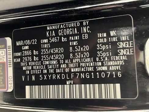 Used 2022 Kia Sorento SX image 28