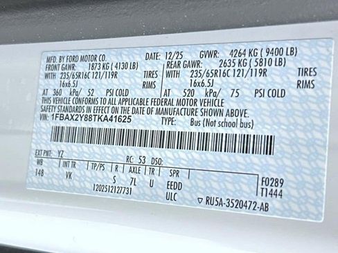 New 2026 Ford Transit 350 XL image 23