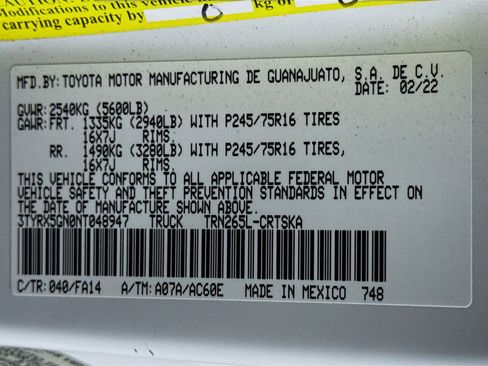 Used 2022 Toyota Tacoma SR image 39