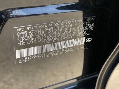 Used 2025 Lexus IS 350 F Sport w/ Accessory Package 2 RWD image 30