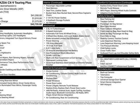 Used 2023 MAZDA CX-9 Touring Plus image 10
