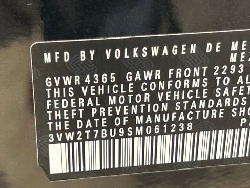 Certified 2025 Volkswagen Jetta GLI Autobahn w/ GLI Black Package FWD image 61