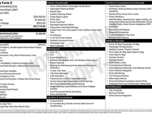 Used 2019 Kia Forte S w/ S Premium Package image 5