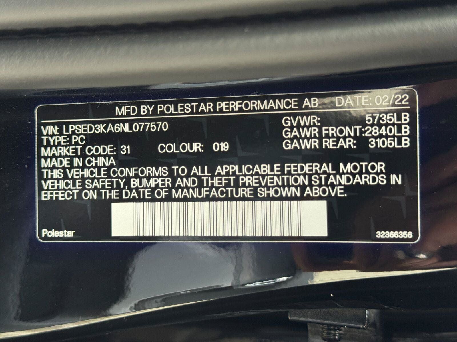 Used 2022 Polestar Polestar 2 w/ Performance Package AWD/4WD image 44