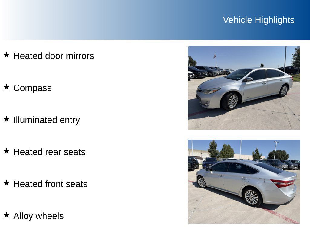 Used 2013 Toyota Avalon Limited w/ Technology Pkg FWD image 10