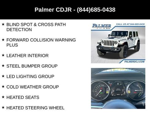 Used 2022 Jeep Wrangler Unlimited Rubicon 4xe w/ Steel Bumper Group image 12