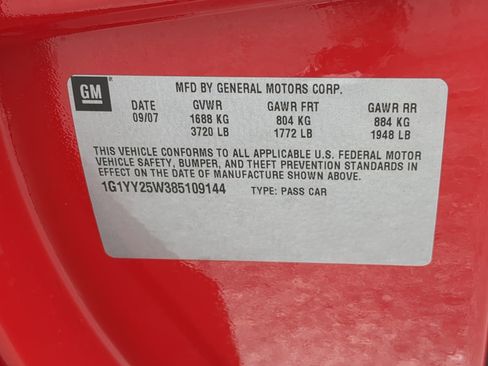 Used 2008 Chevrolet Corvette Coupe image 59